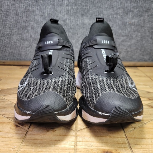 Nike Air Zoom Tempo NEXT% Flyease Mens 8.5  Black White CV1889-005 Running Shoes - Picture 4 of 13